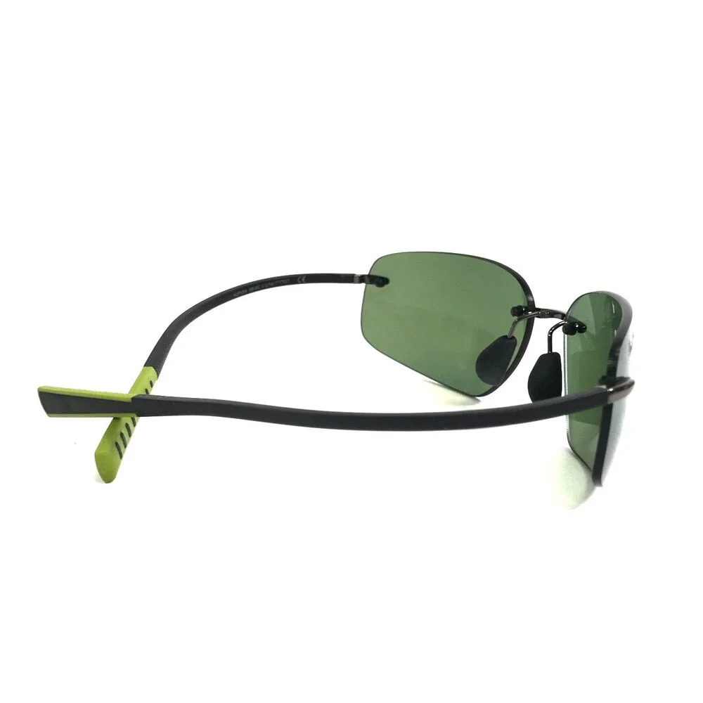 Maui Jim Sunglasses KUPUNA MJ742-02D Gunmetal Rimless Frames with Maui HT Lenses